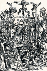 Golgata med de tre korsene, 1504 1906 av Albrecht Dürer
