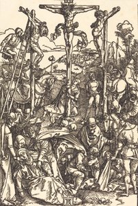 Golgata med de tre korsene, ca. 15041505. av Albrecht Dürer
