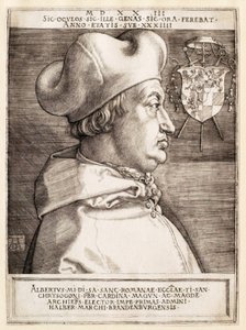Kardinal Albrecht av Brandenburg (Den store kardinalen) av Albrecht Dürer
