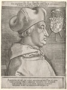 Kardinal Albrecht av Brandenburg - Den store tallerken av Albrecht Dürer