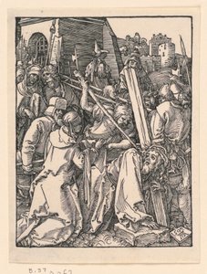 Kristus bærer korset, fra The Little Passion-serien av Albrecht Dürer