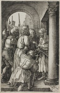 Kristus før Pilatus, fra The Engraved Passion av Albrecht Dürer