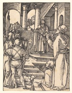 Kristus foran Pilatus, fra «Den lille pasjonen» av Albrecht Dürer
