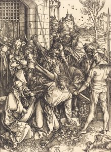 Kristus som bærer korset, ca. 14981499. av Albrecht Dürer