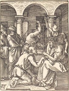 Kristus kronet med torner av Albrecht Dürer