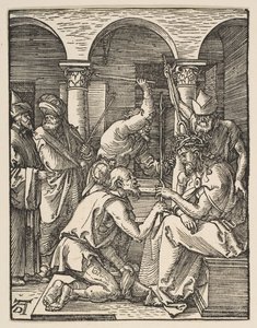 Kristus kronet med torner, fra The Small Passion, ca. 1509. av Albrecht Dürer