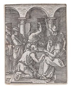 Christ Crowned with Thorns, fra serien The Small Passion, ca 1509-1511. av Albrecht Dürer