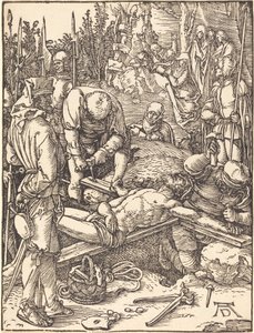 Kristus spikret til korset av Albrecht Dürer