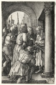 Kristus tatt for Pilatus, 1512. av Albrecht Dürer