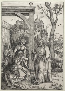 Kristus tar avskjed med sin mor av Albrecht Dürer