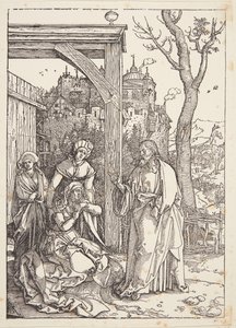 Kristus tar avskjed med sin mor av Albrecht Dürer