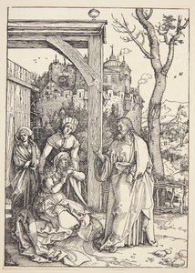 Kristus tar avskjed med sin mor av Albrecht Dürer
