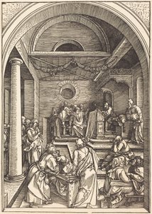 Kristus blant de skriftlærde av Albrecht Dürer