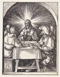 Kristus i Emmaus av Albrecht Dürer