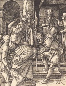 Kristus før Annas, sannsynligvis ca. 15091510. av Albrecht Dürer