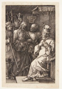 Kristus før Kaifas av Albrecht Dürer
