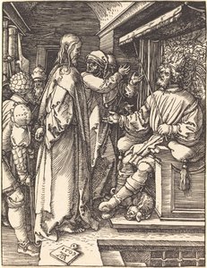 Kristus før Herodes av Albrecht Dürer