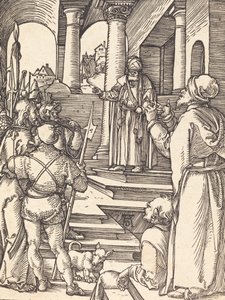 Kristus før Pilatus, sannsynligvis ca. 15091510. av Albrecht Dürer