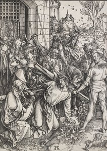 Kristus bærer korset, 1498-1499 av Albrecht Dürer