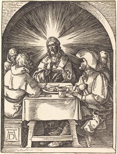 Kristus i Emmaus av Albrecht Dürer
