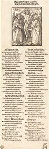 Kristus på korset med Maria og Johannes av Albrecht Dürer