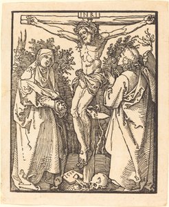 Kristus på korset med Maria og Johannes, 1510. av Albrecht Dürer