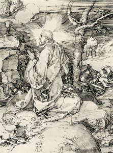 Kristus på Oljeberget av Albrecht Dürer