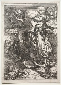 Kristus på Oljeberget, 1515. av Albrecht Dürer