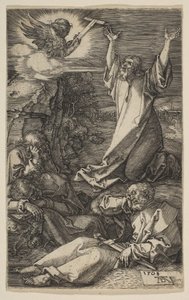 Kristus på Oljeberget, fra The Passion, 1508. av Albrecht Dürer