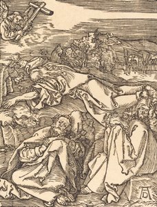 Kristus på Oljeberget, sannsynligvis ca. 15091510. av Albrecht Dürer