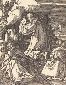 Kristus på Oljeberget, sannsynligvis ca. 15091510. av Albrecht Dürer