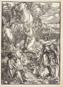 Kristus på olivenberget av Albrecht Dürer