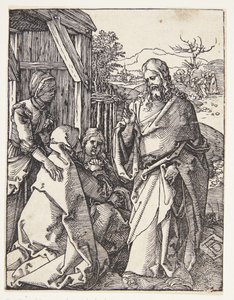 Kristus tar avskjed med sin mor av Albrecht Dürer