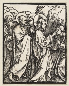 Kristus helbreder en blind mann (fra: Postilla, 43 tresnitt)