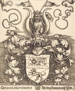 Våpenskjold fra Lorenz Staiber, sannsynligvis 15201521. av Albrecht Dürer