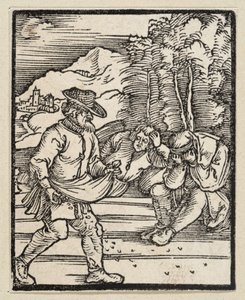 Lignelsen om fienden som sår ugress (fra: Postilla, 43 tresnitt) av Albrecht Dürer