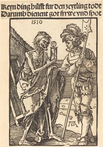 Døden og Lansquenet av Albrecht Dürer