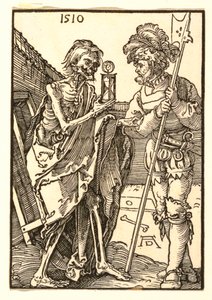 Døden og Lansquenet av Albrecht Dürer