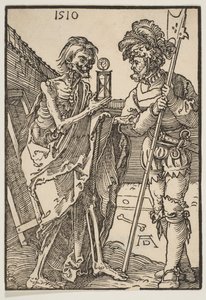 Døden og Lansquenet.n.d. av Albrecht Dürer