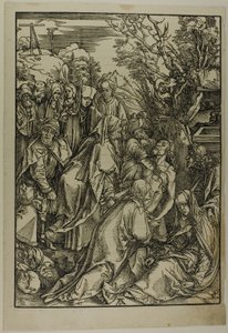 Deponering av Kristus, fra The Large Passion av Albrecht Dürer
