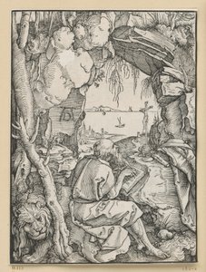 Sankt Hieronymus i klippegrotten av Albrecht Dürer