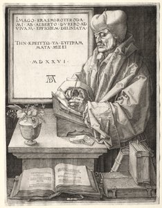 Desiderius Erasmus av Rotterdam, 1526. av Albrecht Dürer