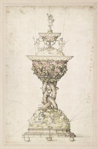 Design for en bordfontene, 1509 av Albrecht Dürer
