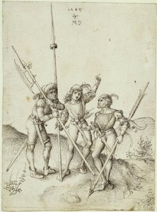 Tre landsknekter