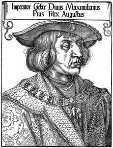 Keiser Maximilian I, 1519, 1936 av Albrecht Dürer