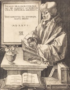 Erasmus av Rotterdam, 1526. av Albrecht Dürer