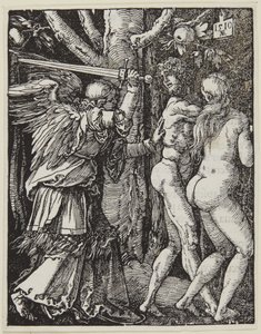 Utdrivelsen fra Paradiset av Albrecht Dürer