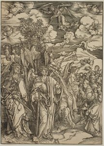 Four Angels Staying the Winds av Albrecht Dürer