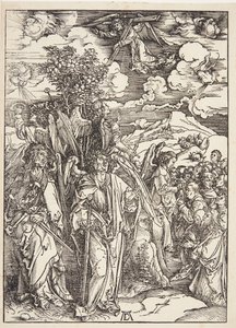 Four Angels Staying the Winds av Albrecht Dürer