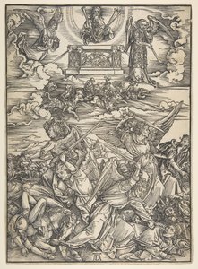 Four Avenging Angels, fra Apocalypse-serien.n.d. av Albrecht Dürer